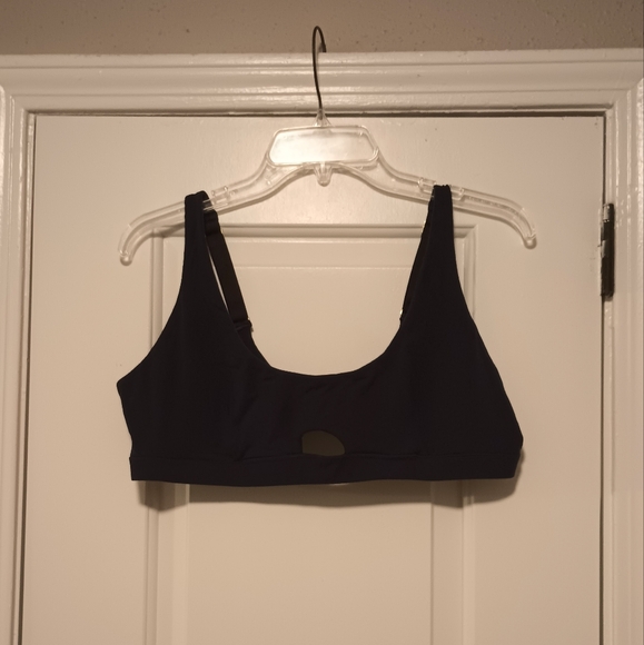 Subset organic cotton keyhole bra 2XL navy blue - Picture 2 of 7